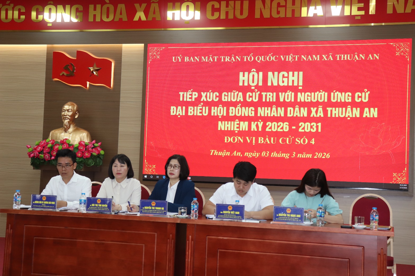 Hội nghị tiếp xúc cử tri với những người ứng cử đại biểu HĐND xã nhiệm kỳ 2026 – 2031 (Đơn vị Bầu cử số 04)- Ảnh 4.