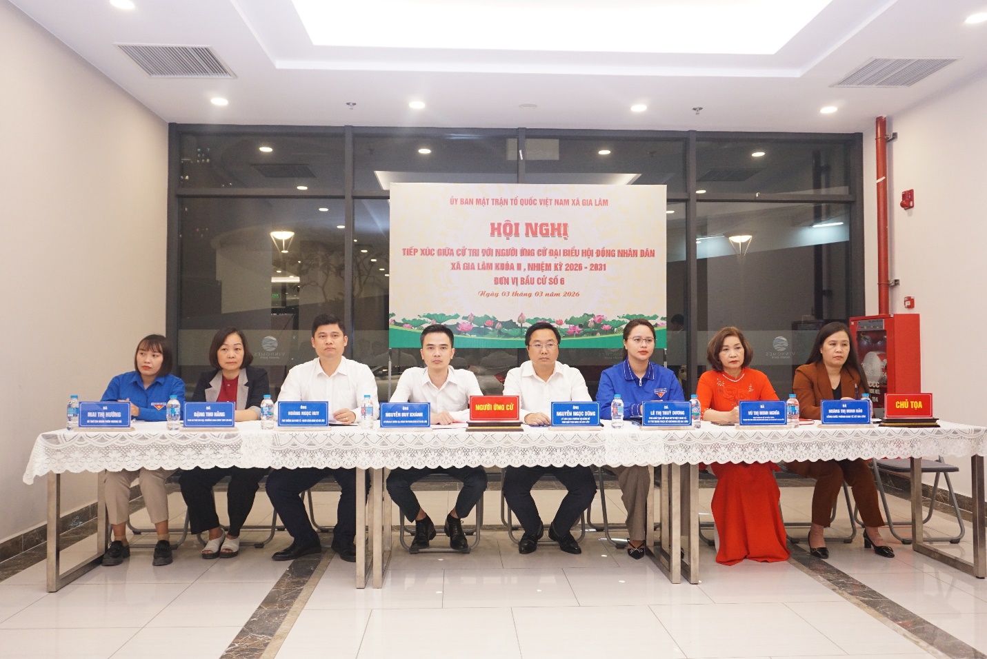 HỘI NGHỊ TIẾP XÚC CỬ TRI VẬN ĐỘNG BẦU CỬ TẠI ĐƠN VỊ BẦU CỬ SỐ 06- Ảnh 1.