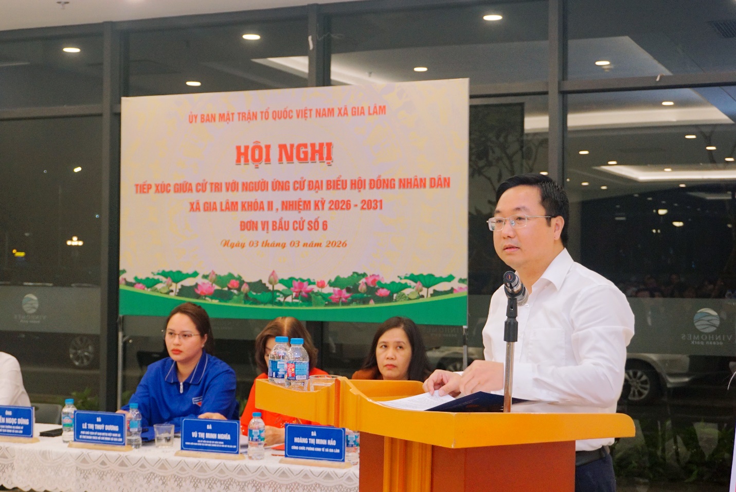 HỘI NGHỊ TIẾP XÚC CỬ TRI VẬN ĐỘNG BẦU CỬ TẠI ĐƠN VỊ BẦU CỬ SỐ 06- Ảnh 3.