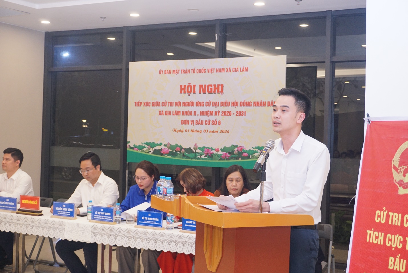 HỘI NGHỊ TIẾP XÚC CỬ TRI VẬN ĐỘNG BẦU CỬ TẠI ĐƠN VỊ BẦU CỬ SỐ 06- Ảnh 4.