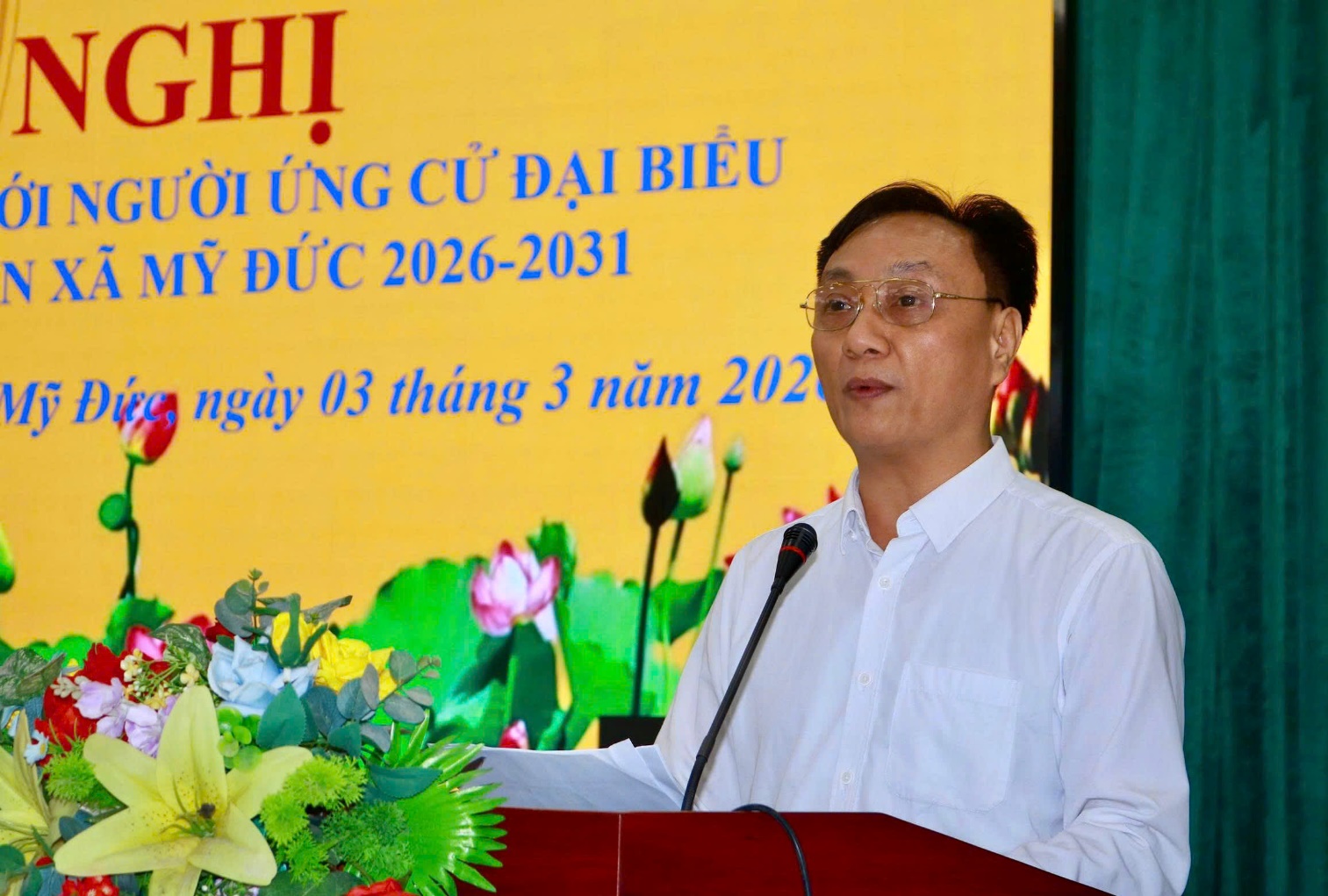 MỸ ĐỨC: CỬ TRI ĐƠN VỊ BẦU CỬ SỐ 3 TIẾP XÚC VỚI CÁC ỨNG CỬ VIÊN- Ảnh 8.