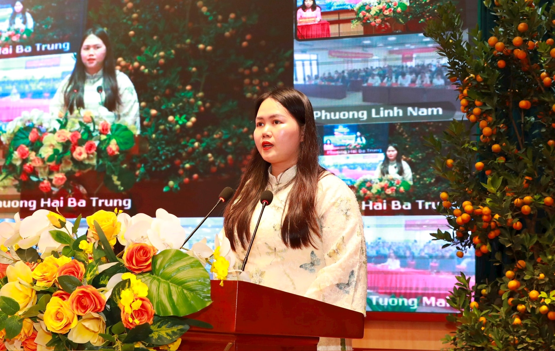 Hà Nội: Ứng cử viên đại biểu Quốc hội khóa XVI - Đơn vị bầu cử số 3 tổ chức vận động bầu cử- Ảnh 4.