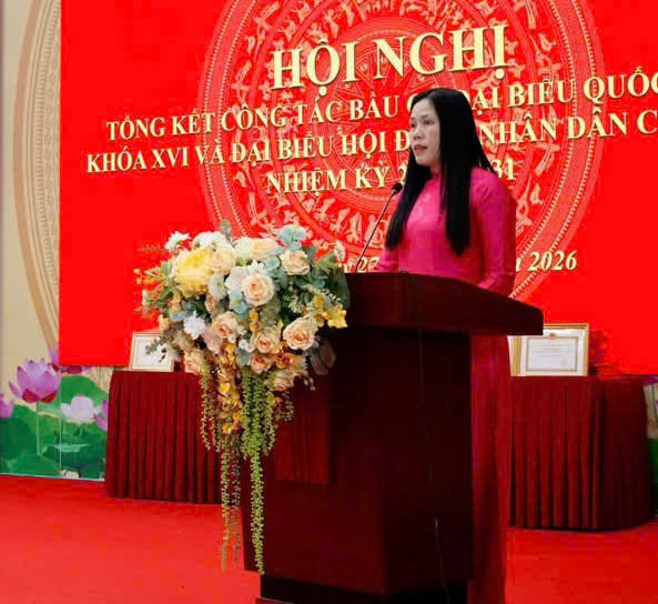 XÃ KIM ANH TỔ CHỨC HỘI NGHỊ TỔNG KẾT CÔNG TÁC  BẦU CỬ ĐBQH KHÓA XVI VÀ ĐẠI BIỂU HĐND CÁC CẤP, NHIỆM KỲ 2026 – 2031- Ảnh 2.