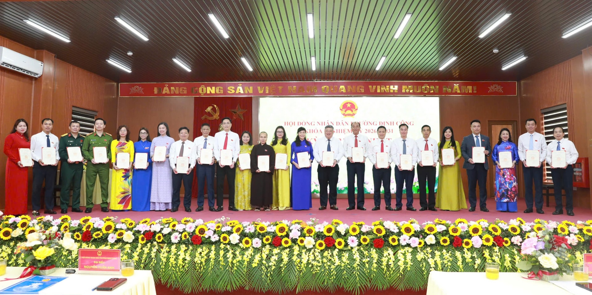 HĐND phường Định Công kiện toàn bộ máy, sẵn sàng bước vào nhiệm kỳ mới- Ảnh 1.