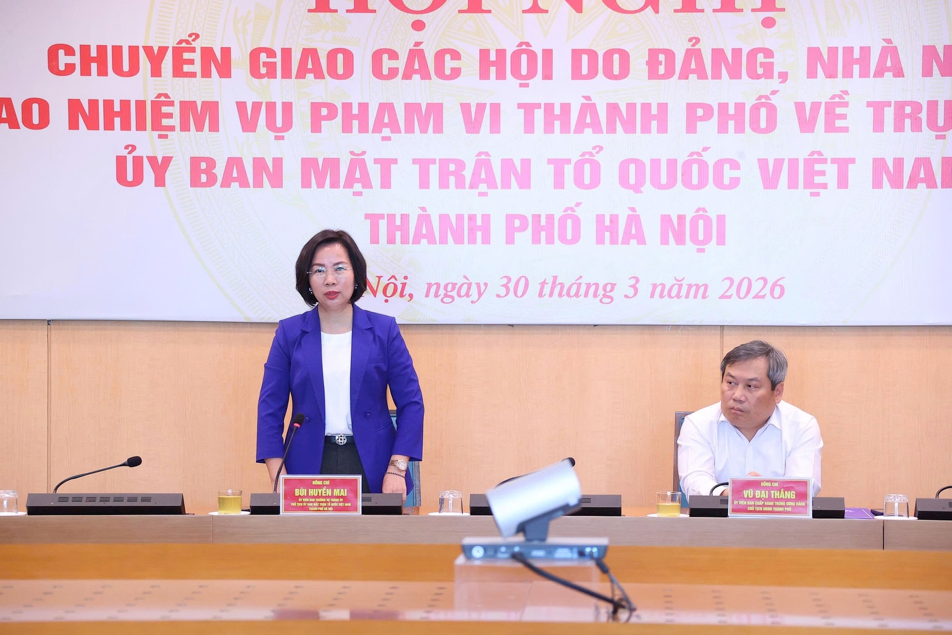 Chuyển giao 18 hội do Đảng, Nhà nước giao nhiệm vụ về Ủy ban MTTQ Việt Nam thành phố Hà Nội- Ảnh 4.