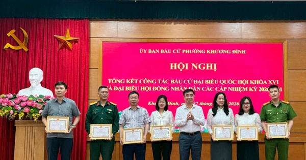 Phường Khương Đình tổng kết công tác bầu cử đại biểu Quốc hội, HĐND các cấp