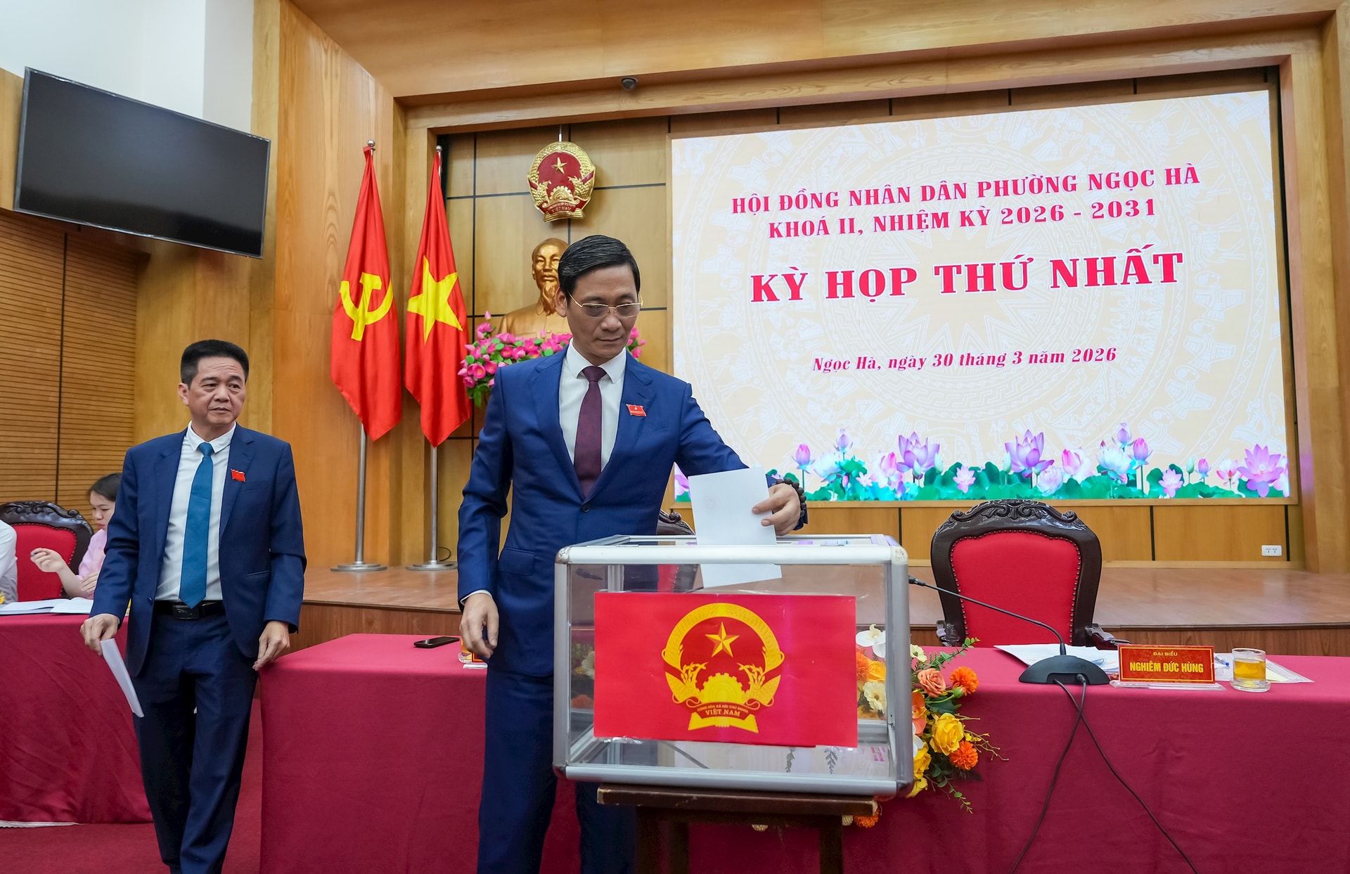 Kiện toàn chức danh lãnh đạo HĐND, UBND phường Ngọc Hà nhiệm kỳ 2026 - 2031- Ảnh 3.