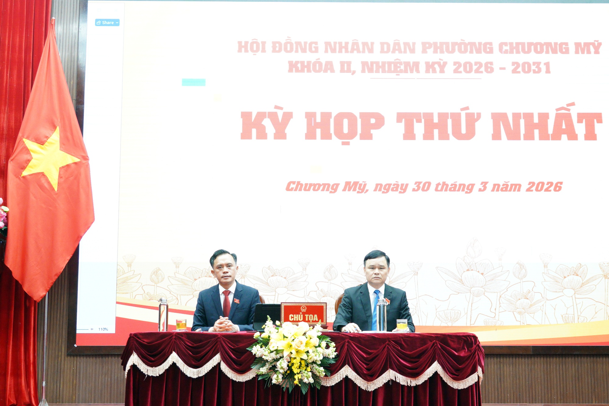 Thành công của kỳ họp thứ nhất HĐND phường Chương Mỹ, khóa II, nhiệm kỳ 2026 - 2031, tạo điều kiện thuận lợi cho một nhiệm kỳ mới “Tinh - gọn - mạnh - hiệu năng - hiệu lực - hiệu quả”- Ảnh 2.
