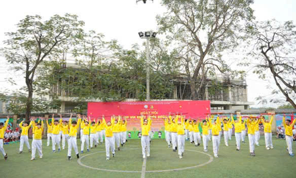 Rực rỡ Ngày hội “Thiếu nhi vui khỏe – Tiến bước lên Đoàn” – Bản hòa ca sức trẻ của cô và trò trường Tiểu học Cổ Nhuế 2B- Ảnh 10.