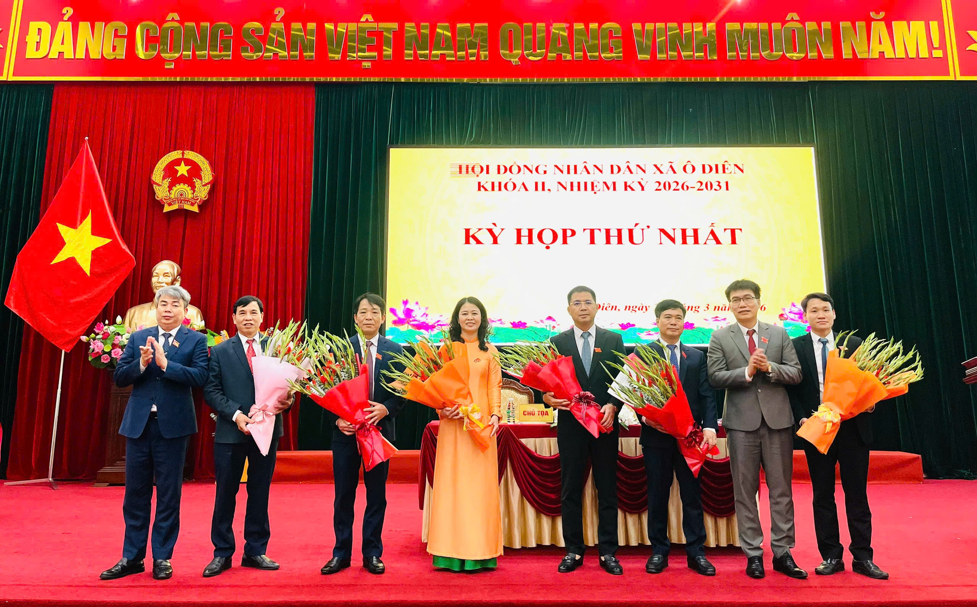 Kỳ họp thứ nhất Hội đồng nhân dân xã Ô Diên, nhiệm kỳ 2026 – 2031 thành công tốt đẹp- Ảnh 5.