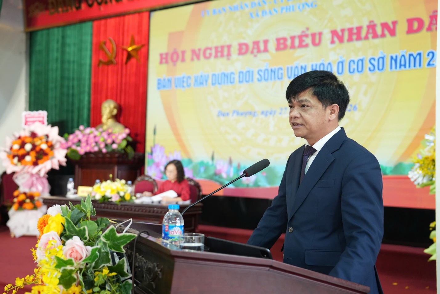 Xã Đan Phượng tổ chức Hội nghị đại biểu nhân dân bàn về xây dựng đời sống văn hóa ở khu dân cư- Ảnh 1.