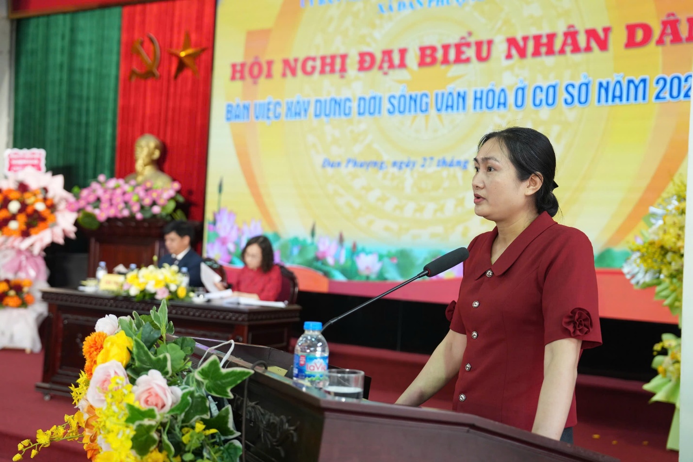 Xã Đan Phượng tổ chức Hội nghị đại biểu nhân dân bàn về xây dựng đời sống văn hóa ở khu dân cư- Ảnh 2.