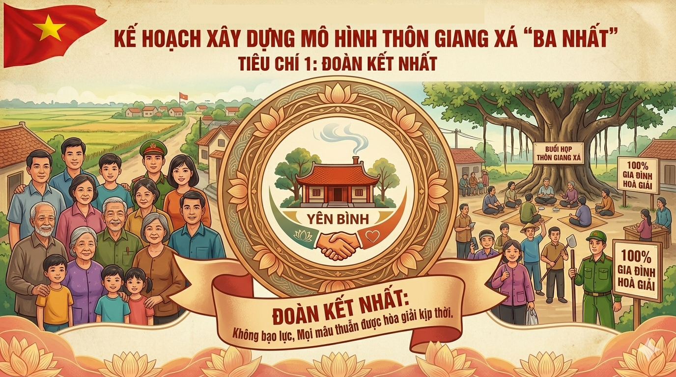 Thôn Giang Xá (Hoài Đức): Xây dựng mô hình “Ba nhất” về an ninh trật tự- Ảnh 2.