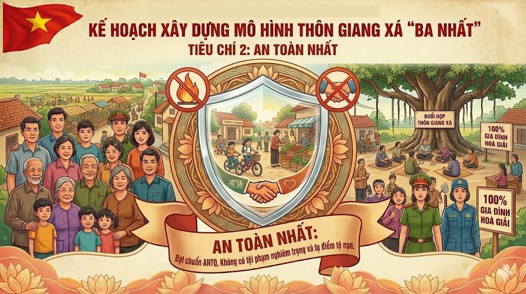 Thôn Giang Xá (Hoài Đức): Xây dựng mô hình “Ba nhất” về an ninh trật tự- Ảnh 3.