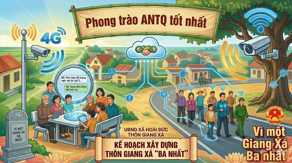 Thôn Giang Xá (Hoài Đức): Xây dựng mô hình “Ba nhất” về an ninh trật tự- Ảnh 4.