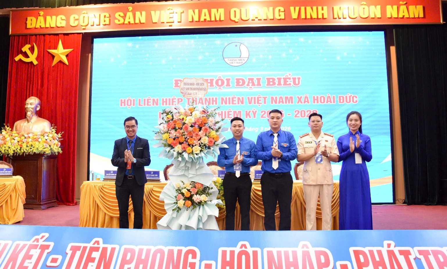 Đại hội đại biểu Hội Liên hiệp thanh niên Việt Nam xã Hoài Đức lần thứ I, nhiệm kỳ 2026-2029- Ảnh 1.