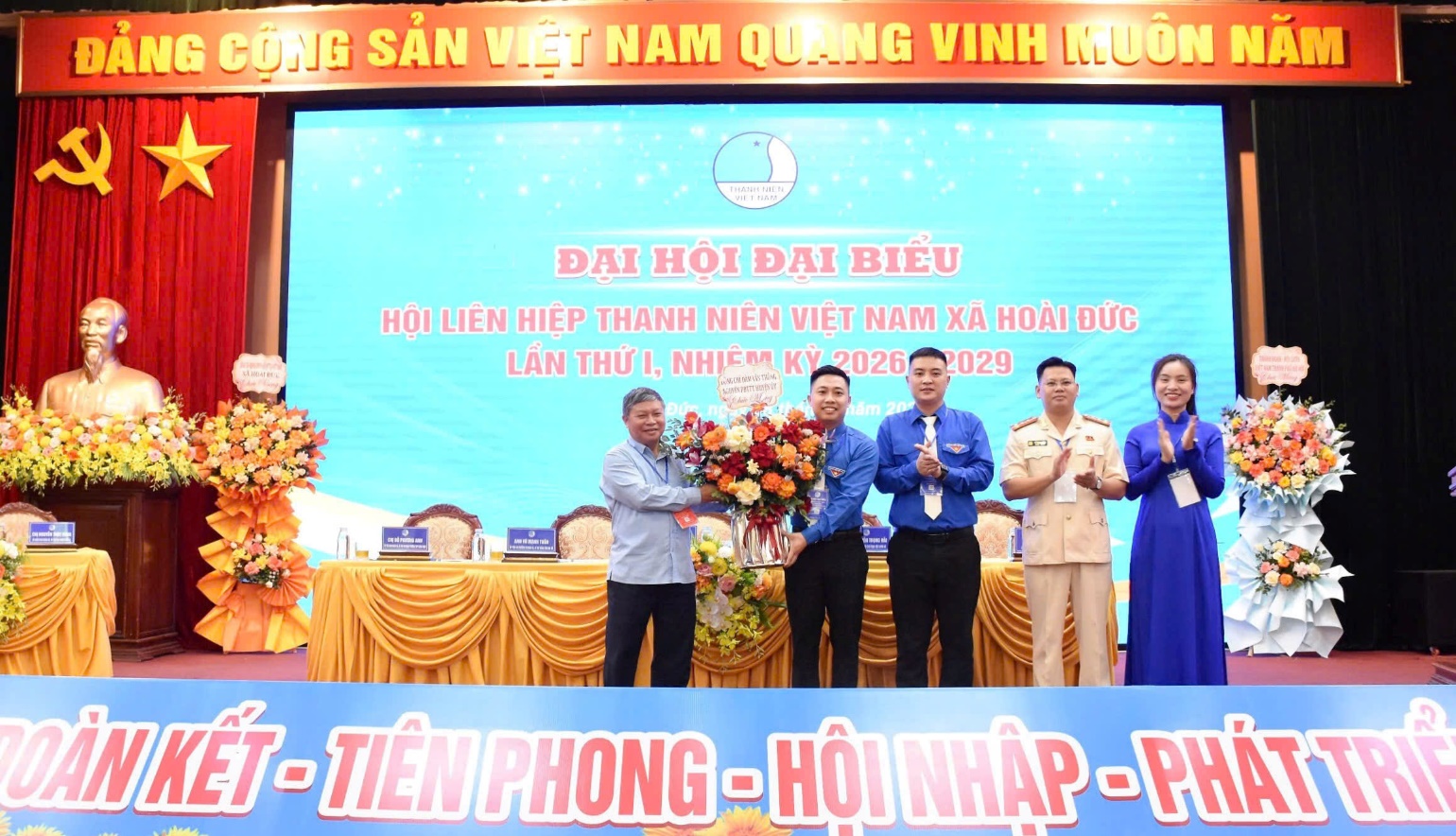 Đại hội đại biểu Hội Liên hiệp thanh niên Việt Nam xã Hoài Đức lần thứ I, nhiệm kỳ 2026-2029- Ảnh 3.