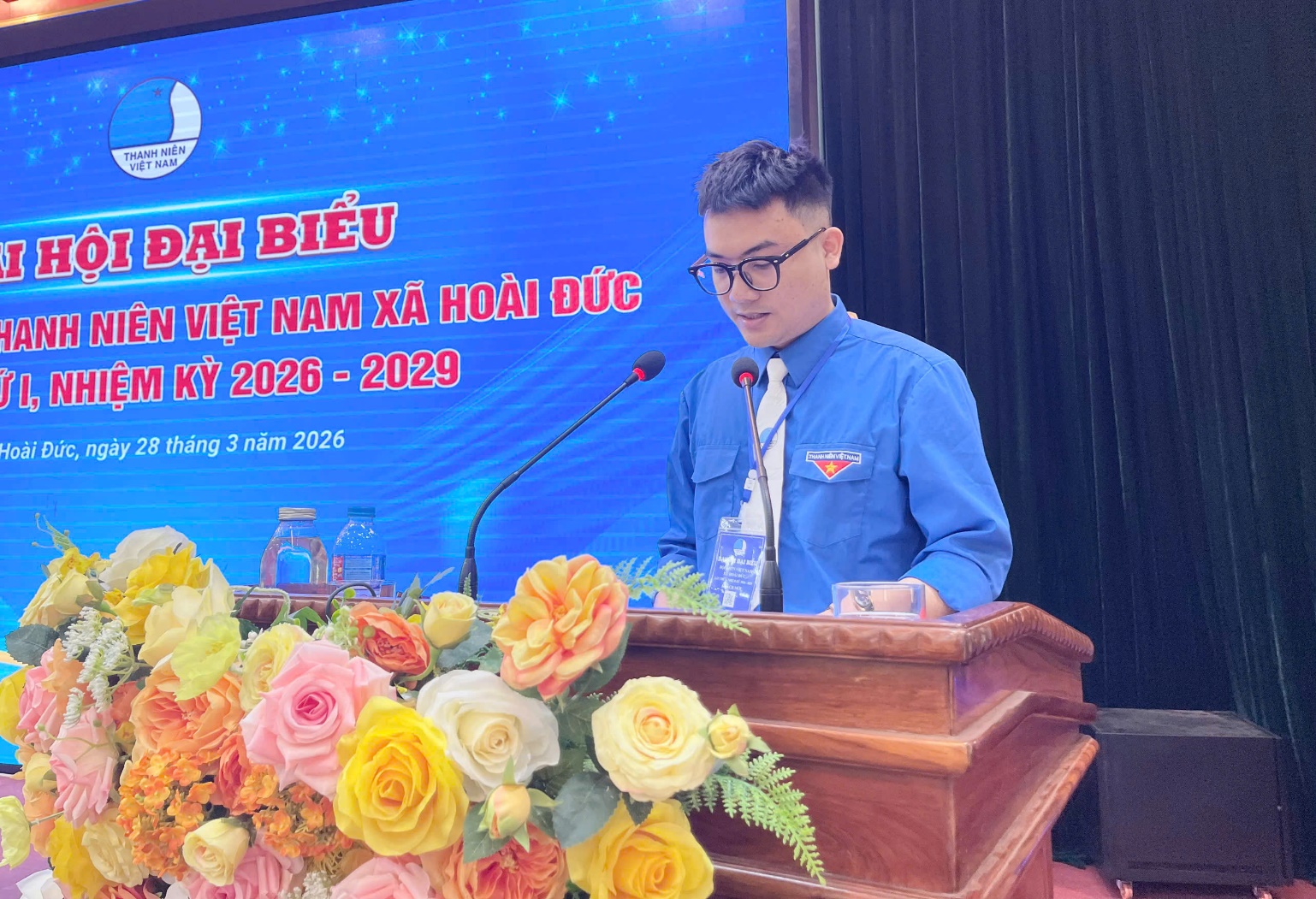 Đại hội đại biểu Hội Liên hiệp thanh niên Việt Nam xã Hoài Đức lần thứ I, nhiệm kỳ 2026-2029- Ảnh 8.