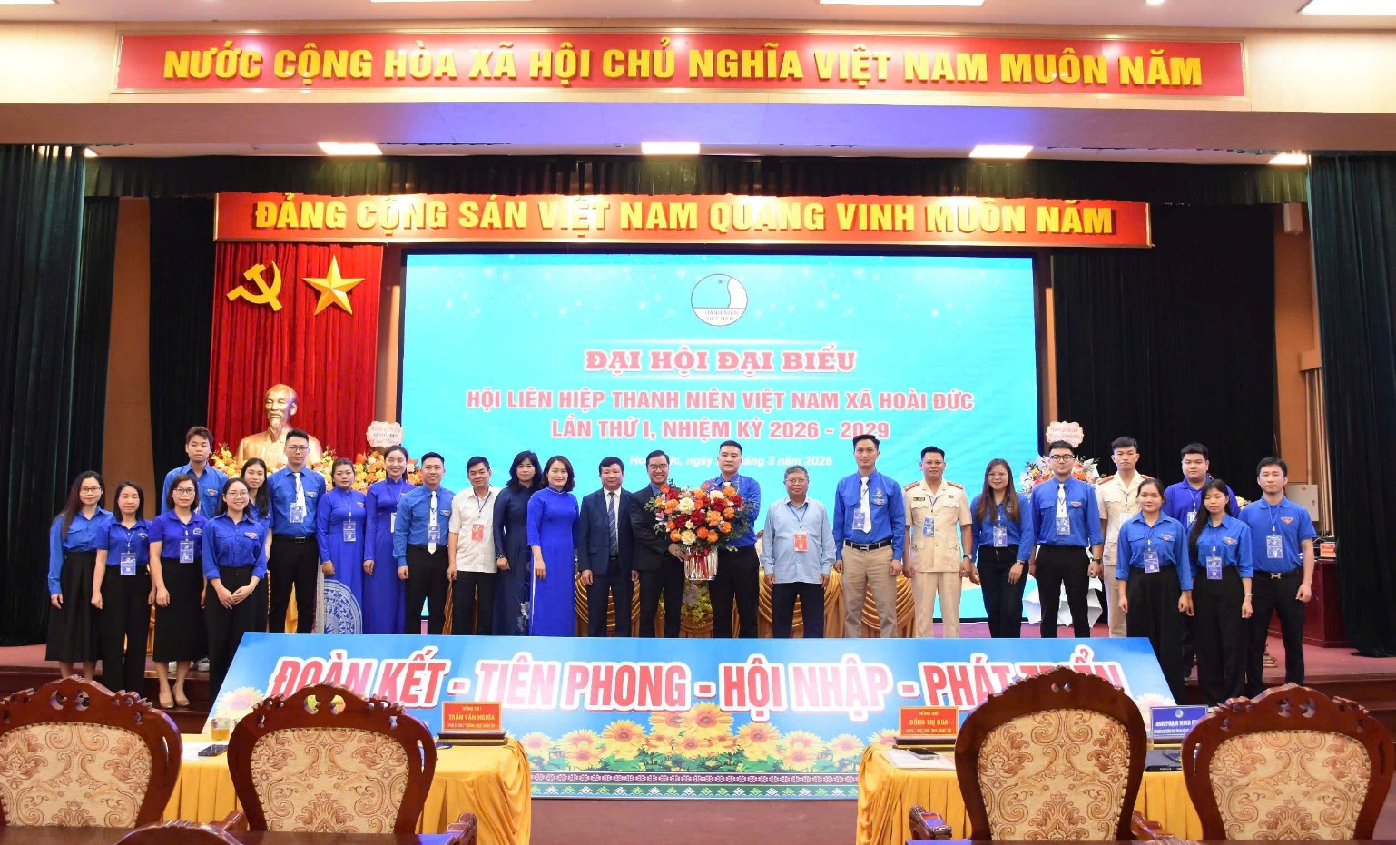 Đại hội đại biểu Hội Liên hiệp thanh niên Việt Nam xã Hoài Đức lần thứ I, nhiệm kỳ 2026-2029- Ảnh 9.