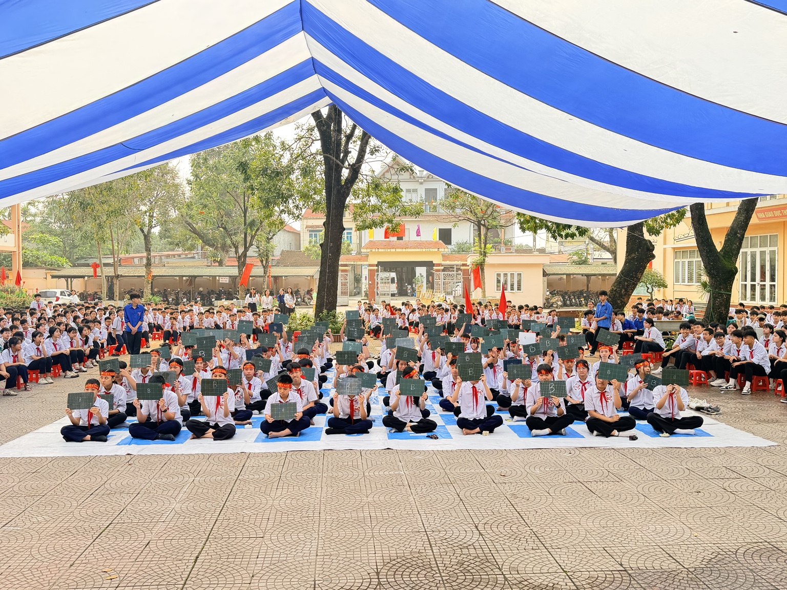 TRƯỜNG THCS LƯƠNG MỸ, XÃ TRẦN PHÚ TỔ CHỨC NGÀY HỘI “THIẾU NHI VUI KHỎE – TIẾN BƯỚC LÊN ĐOÀN”- Ảnh 2.