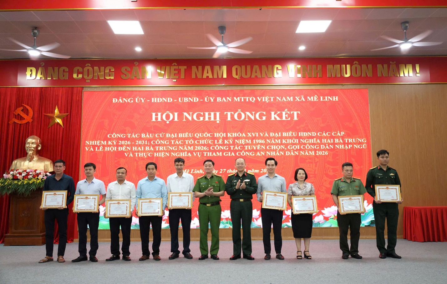 Mê Linh: Dấu ấn từ thành công của công tác bầu cử, lễ hội và tuyển quân năm 2026- Ảnh 7.