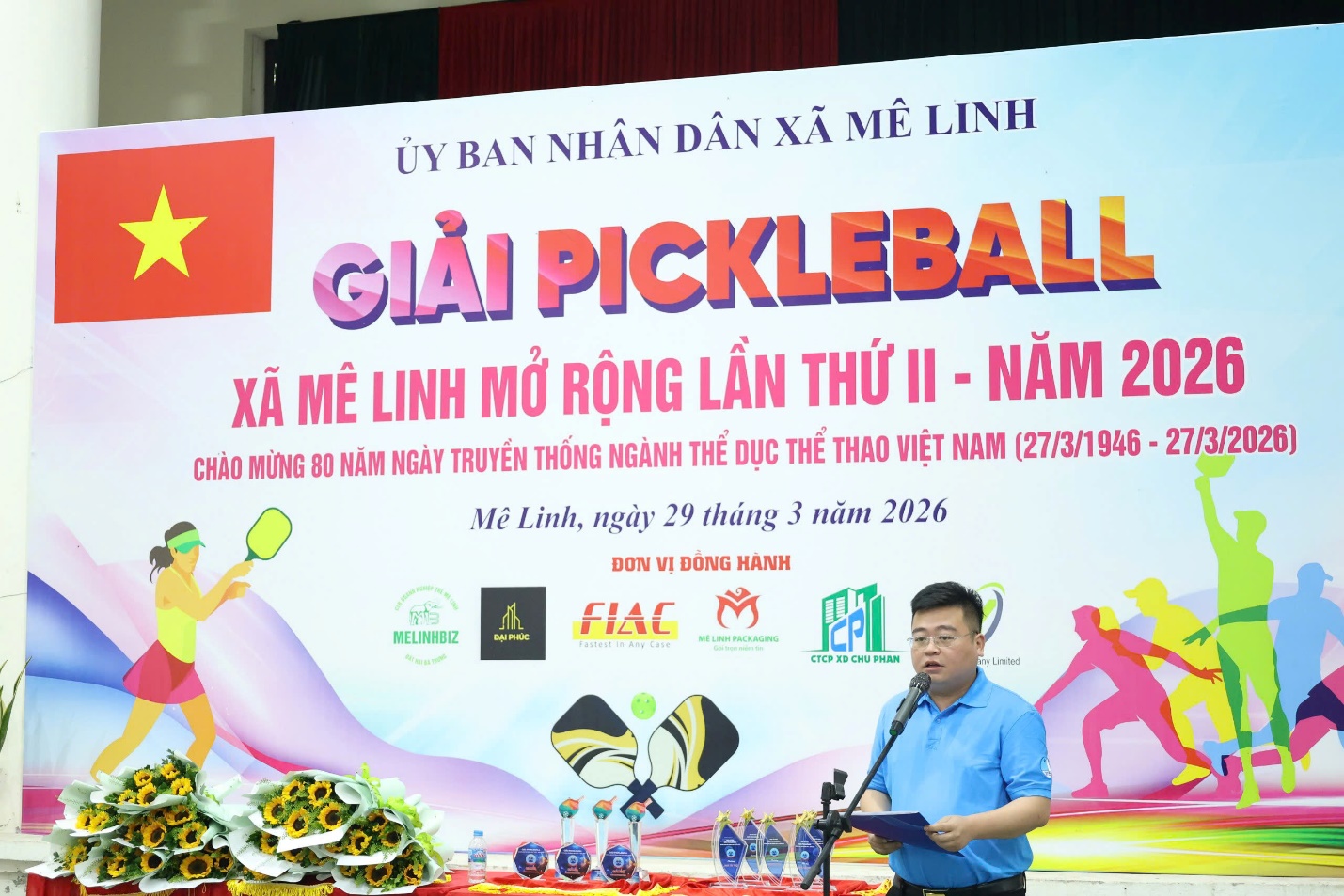 Xã Mê Linh tổ chức thành công Giải Pickleball mở rộng lần thứ II - Năm 2026- Ảnh 3.
