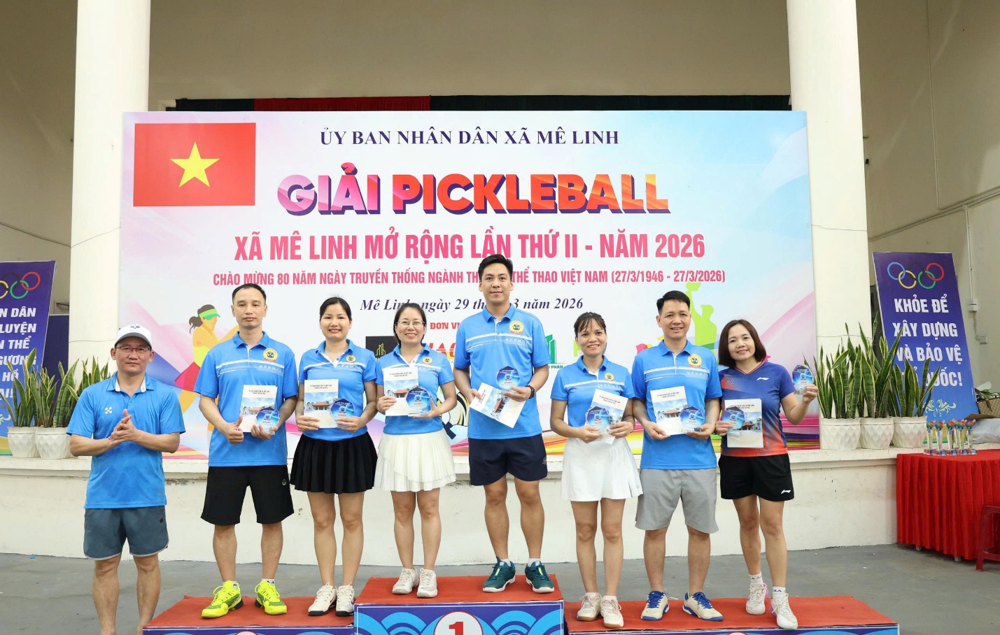 Xã Mê Linh tổ chức thành công Giải Pickleball mở rộng lần thứ II - Năm 2026- Ảnh 7.