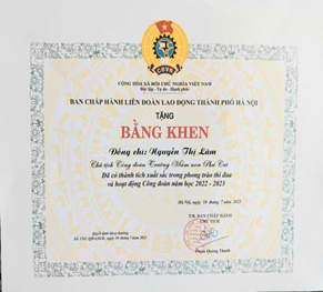 Cô giáo Nguyễn Thị Lâm giáo viên trường Mầm non Phú Cát tấm gương sáng trong phong trào thi đua và đầy nghị lực- Ảnh 18.