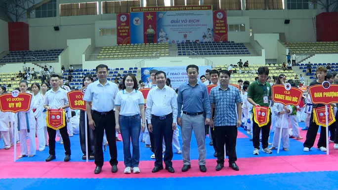 Hơn 500 võ sinh tranh tài tại Giải Vô địch Karate Hoài Đức mở rộng 2026- Ảnh 5.