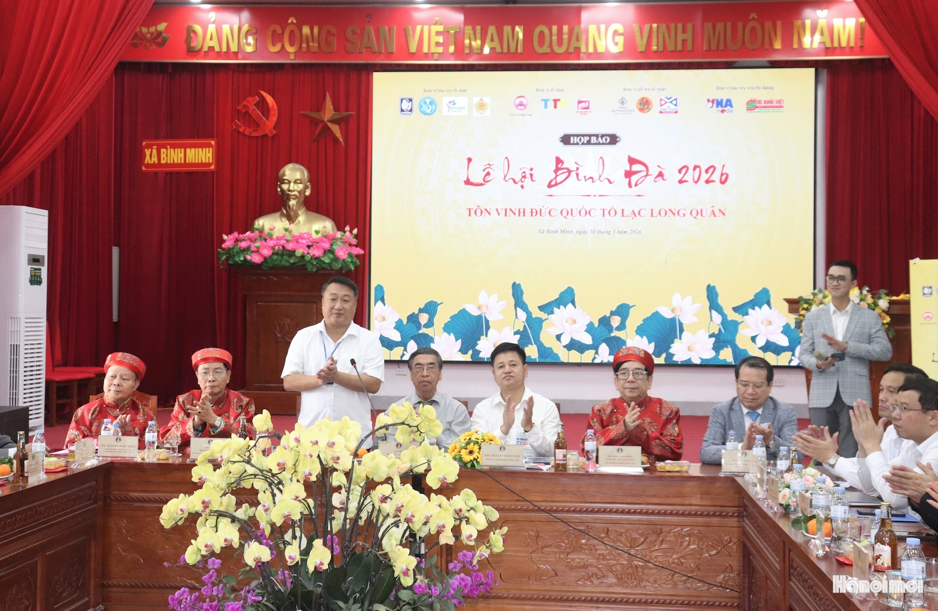 Lễ hội Bình Đà 2026: Tôn vinh Quốc Tổ Lạc Long Quân, lan tỏa “hào khí Lạc Hồng”- Ảnh 1.