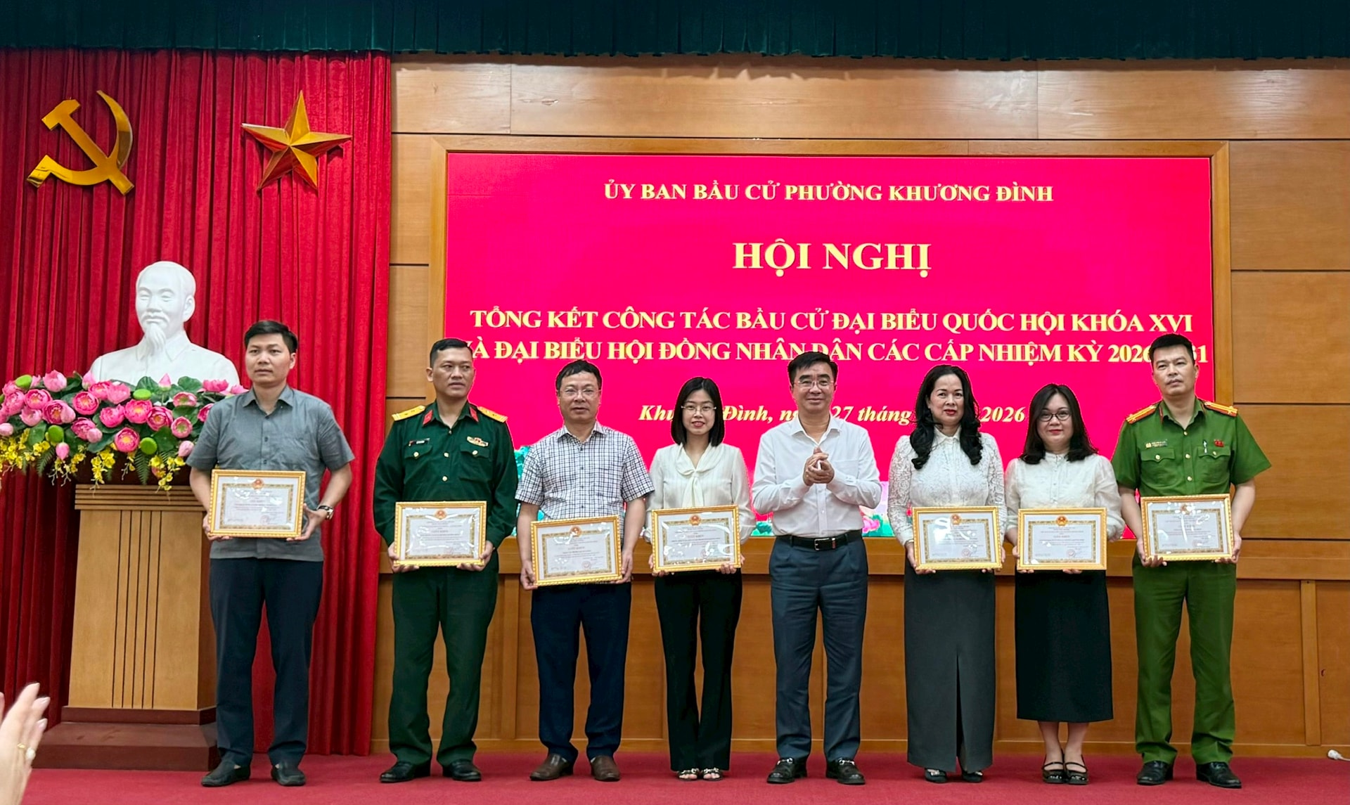 Phường Khương Đình tổng kết công tác bầu cử đại biểu Quốc hội, HĐND các cấp- Ảnh 2.