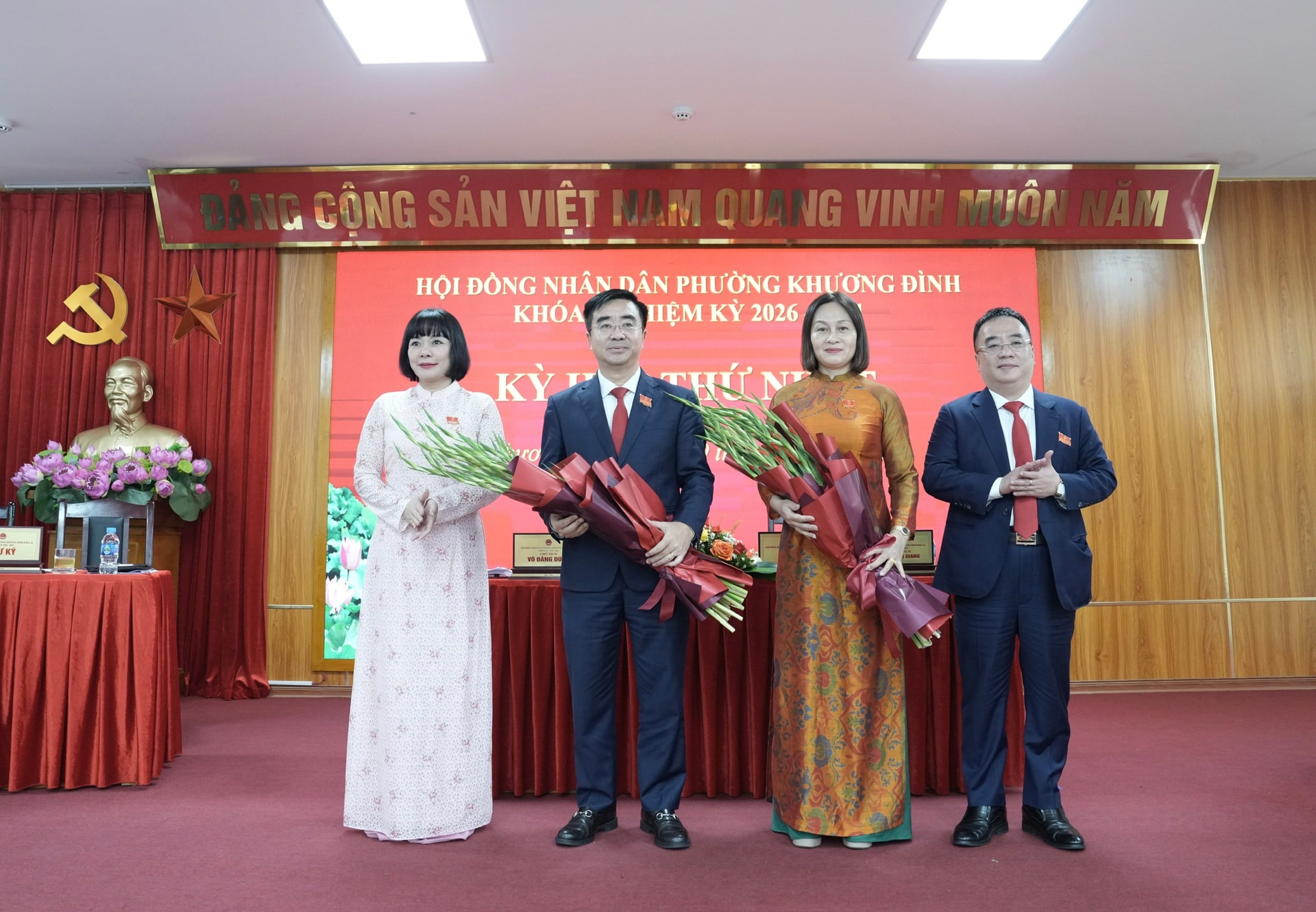 Phường Khương Đình kiện toàn các chức danh lãnh đạo HĐND và UBND- Ảnh 7.