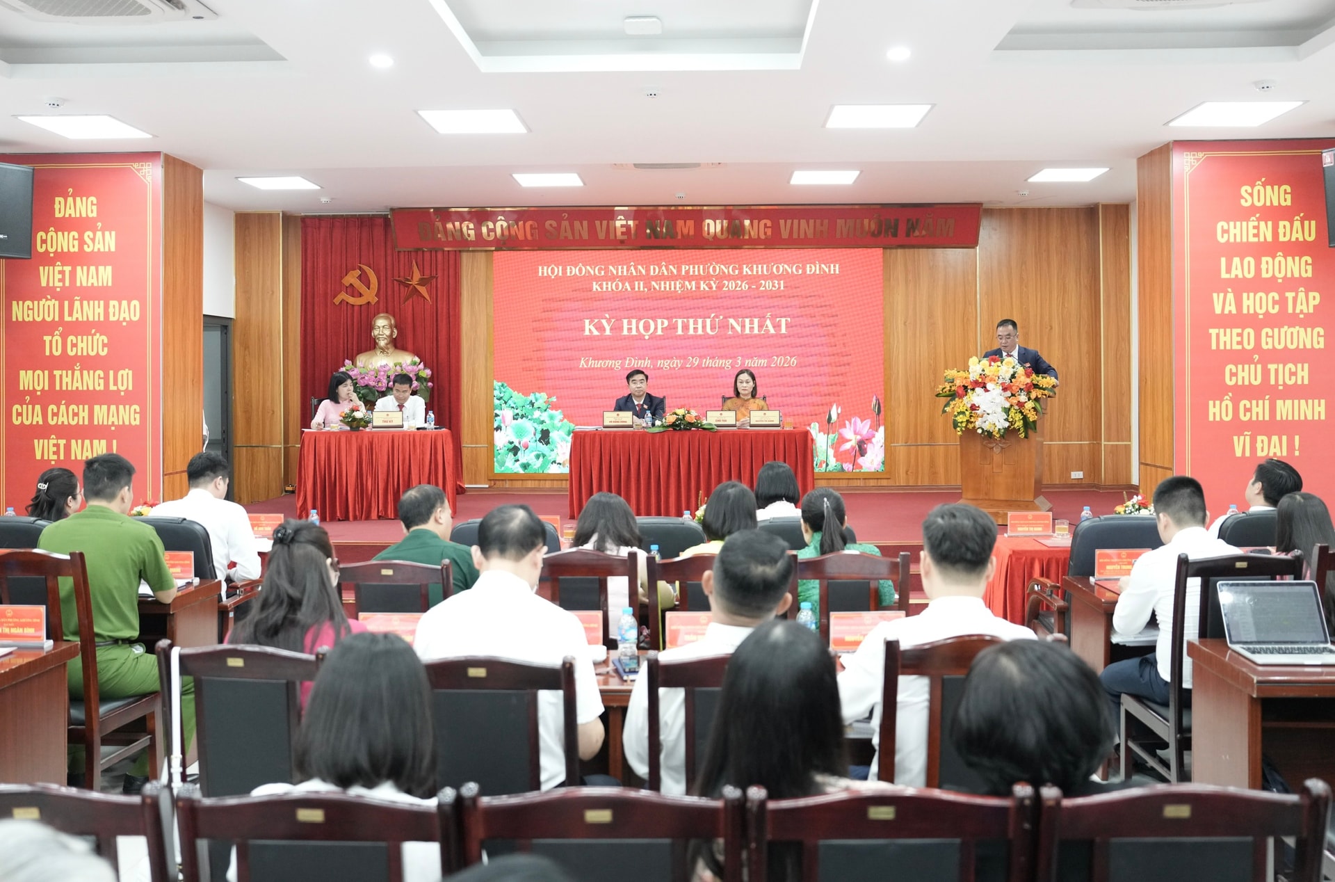 Phường Khương Đình kiện toàn các chức danh lãnh đạo HĐND và UBND- Ảnh 1.