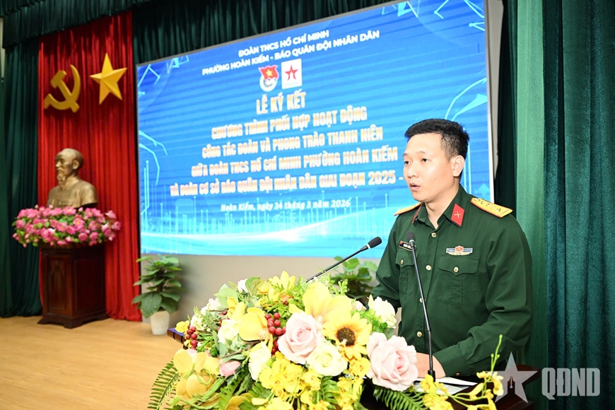 Đoàn cơ sở Báo Quân đội nhân dân tổ chức kết nghĩa với Đoàn phường Hoàn Kiếm- Ảnh 6.