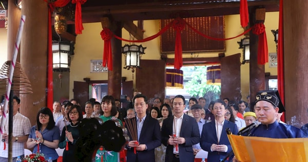 Phường Hoàn Kiếm khai hội đền Bạch Mã