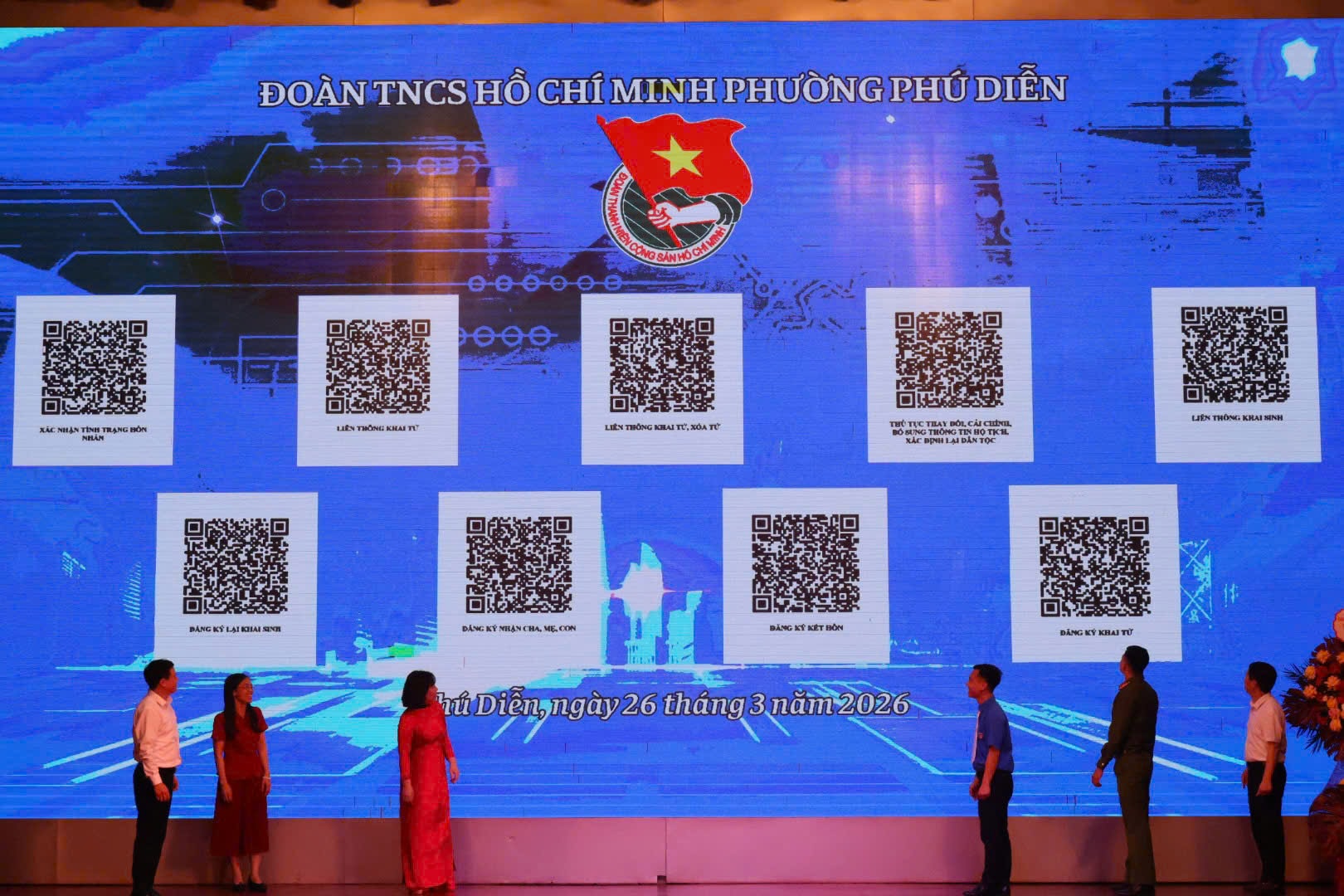 Tuổi trẻ phường Phú Diễn ra mắt công trình thanh niên số hóa- Ảnh 1.