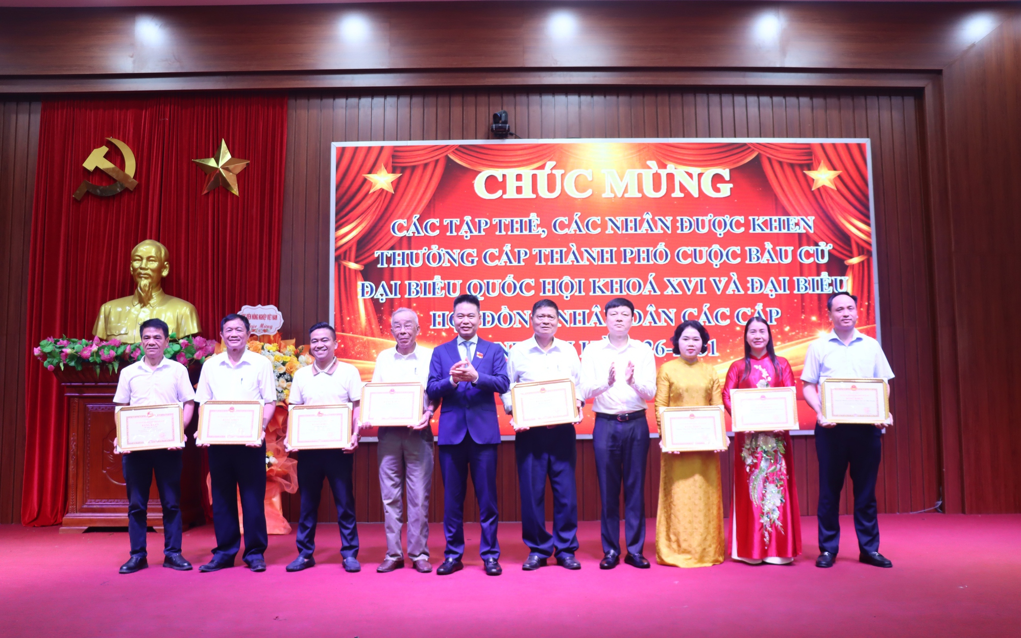 Xã Phú Xuyên: Tổng kết công tác bầu cử đại biểu Quốc hội khóa XVI và đại biểu HĐND các cấp nhiệm kỳ 2026-2031