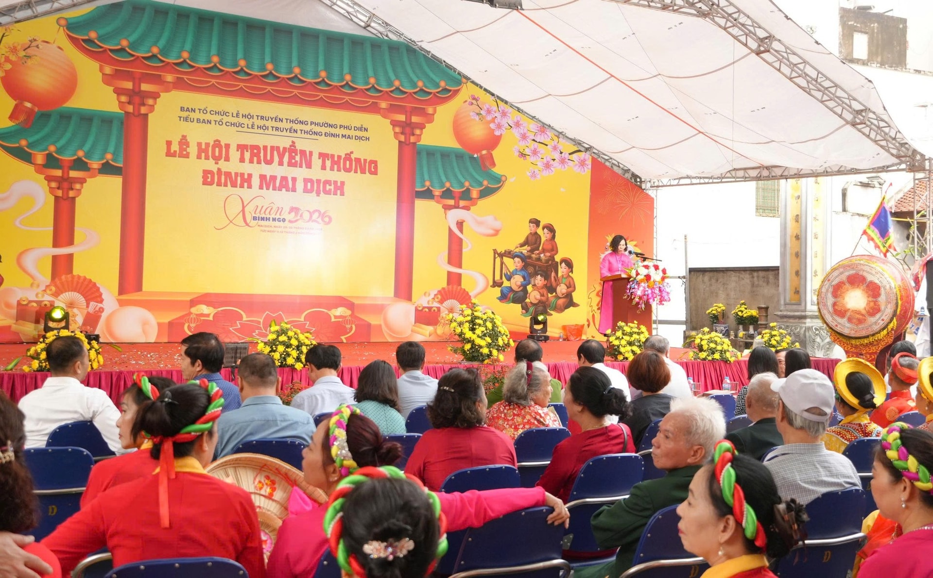 Khai mạc Lễ hội truyền thống Đình Mai Dịch năm 2026- Ảnh 3.