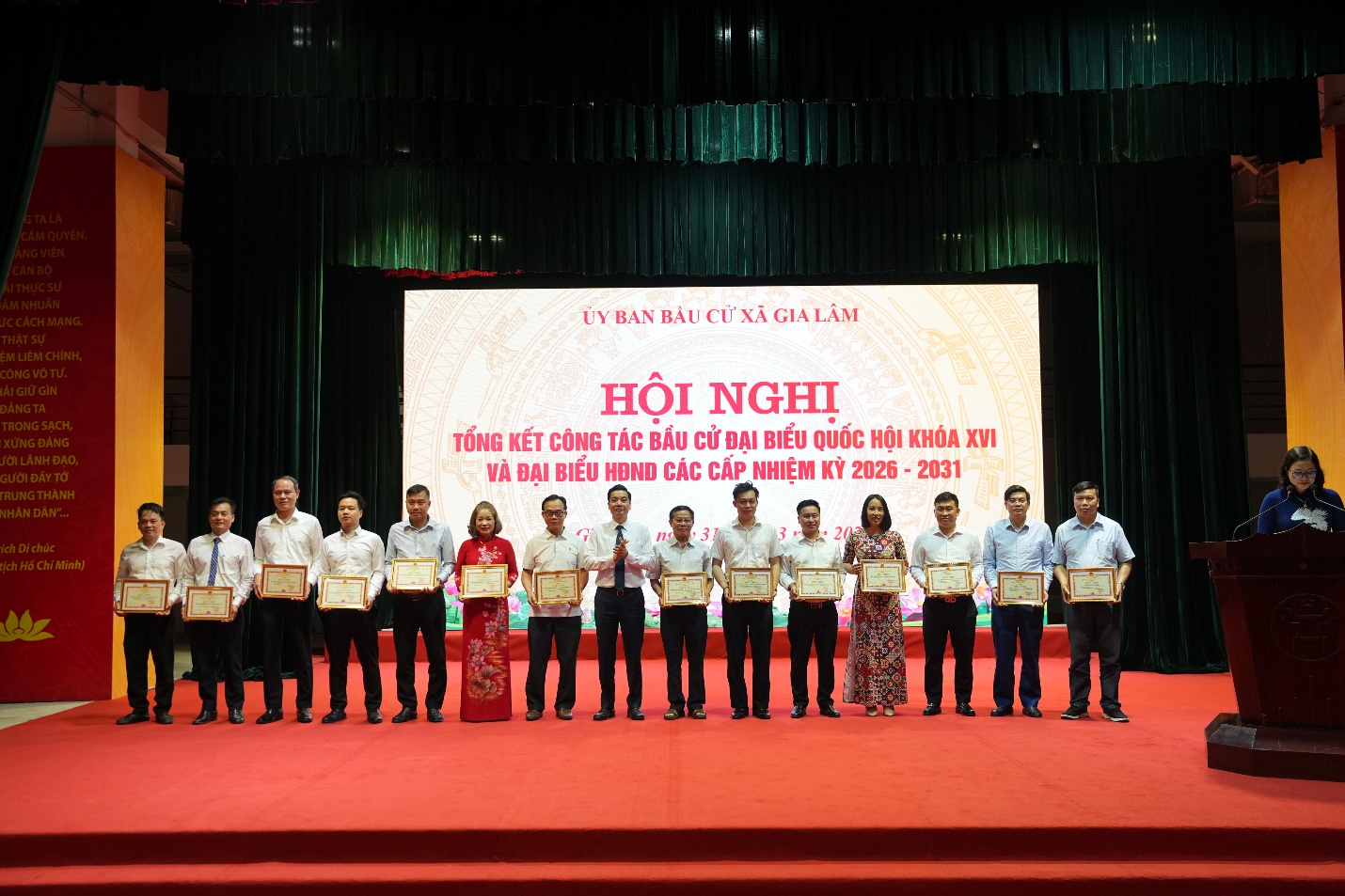 Xã Gia Lâm tổng kết công tác bầu cử đại biểu Quốc hội và HĐND các cấp- Ảnh 5.