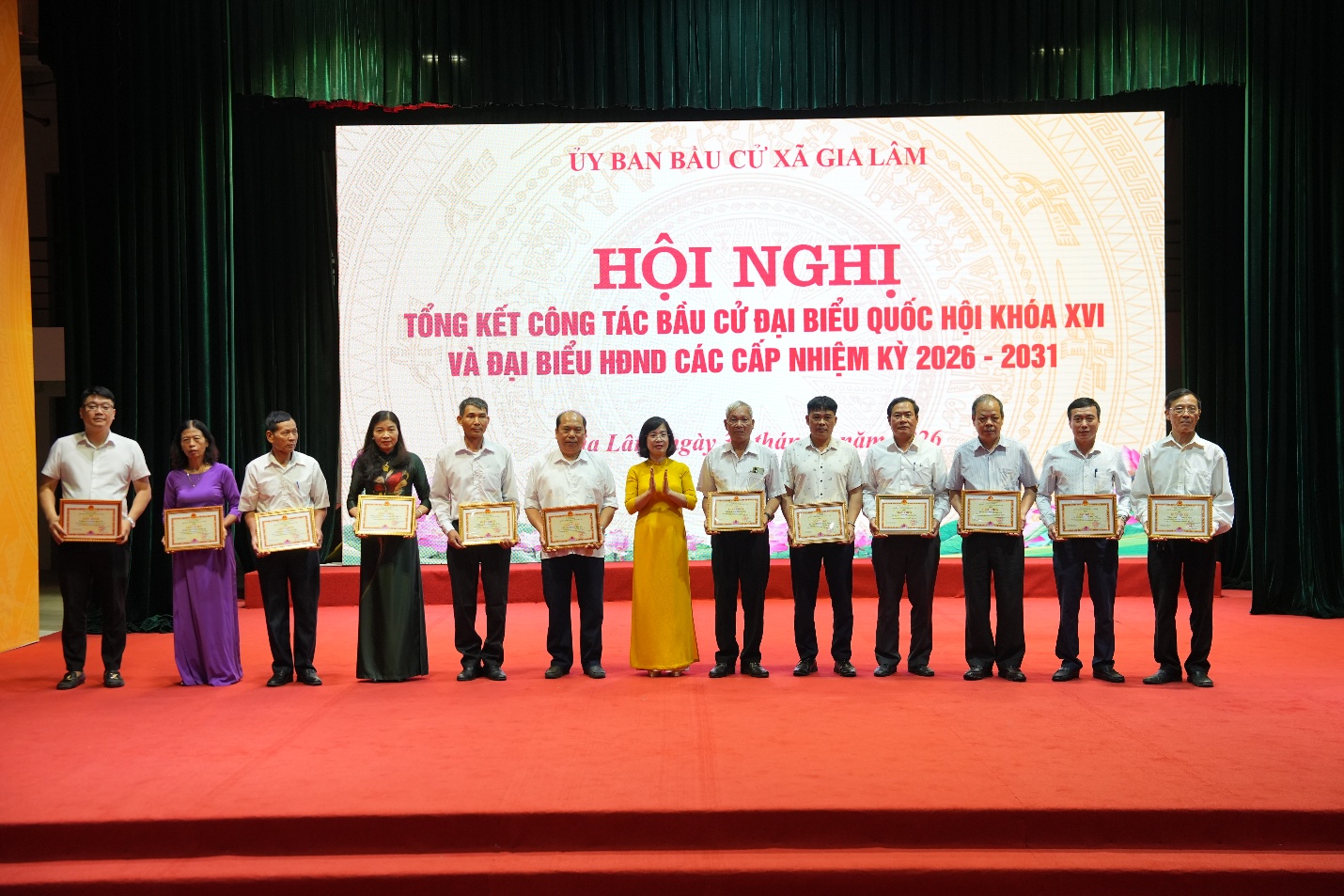 Xã Gia Lâm tổng kết công tác bầu cử đại biểu Quốc hội và HĐND các cấp- Ảnh 7.