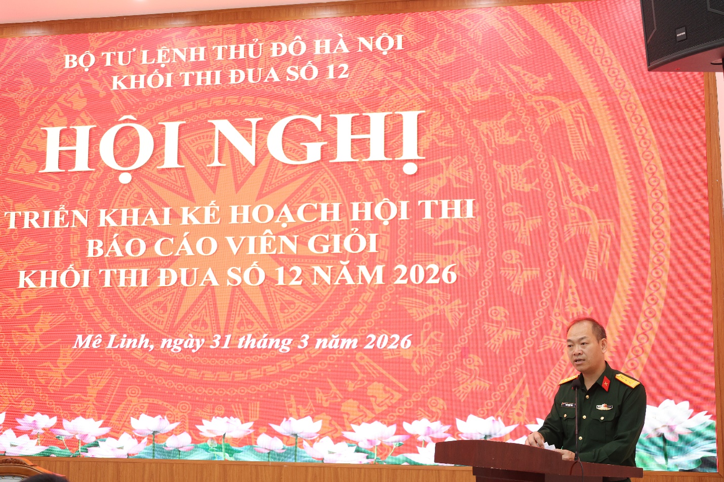 Khối thi đua số 12 Bộ Tư lệnh Thủ đô Hà Nội triển khai Kế hoạch Hội thi Báo cáo viên giỏi năm 2026- Ảnh 2.