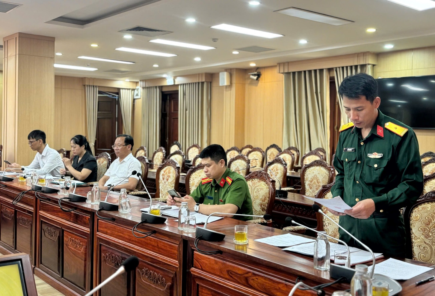 UBND xã tổ chức hội nghị triển khai nhiệm vụ công tác tuyển sinh quân sự năm 2026- Ảnh 2.