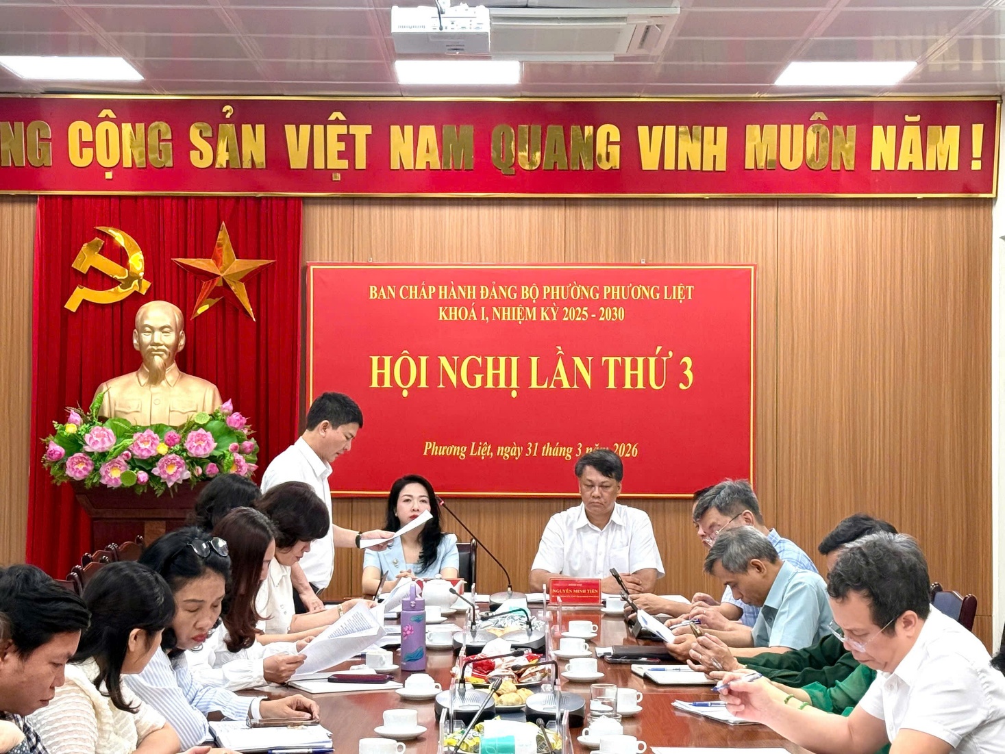 Hội nghị lần thứ 3 Ban Chấp hành Đảng bộ phường Phương Liệt nhiệm kỳ 2025-2030- Ảnh 1.