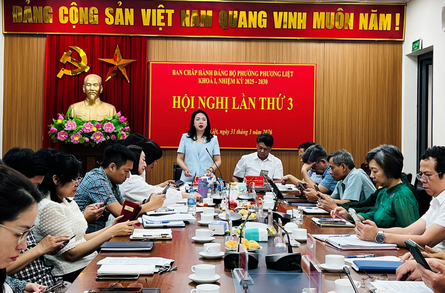 Hội nghị lần thứ 3 Ban Chấp hành Đảng bộ phường Phương Liệt nhiệm kỳ 2025-2030- Ảnh 7.