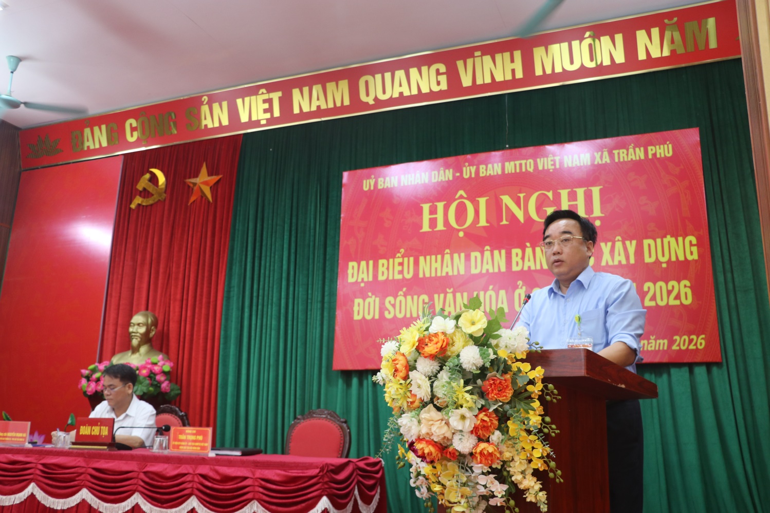 UBND - Ủy ban MTTQ Việt Nam xã Trần Phú tổ chức Hội nghị đại biểu nhân dân bàn việc xây dựng đời sống văn hóa ở cơ sở năm 2026- Ảnh 4.