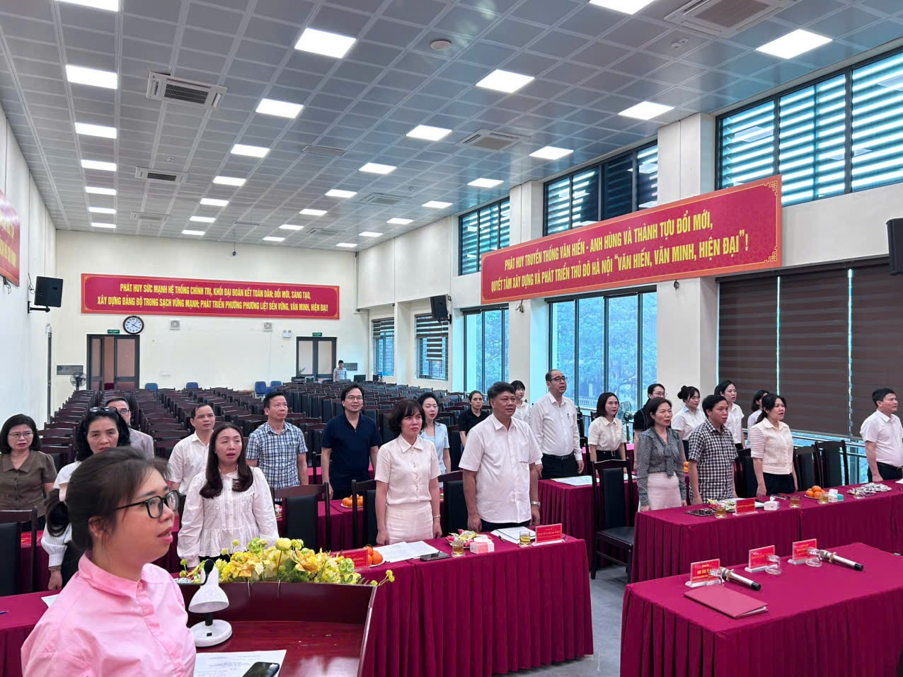 Hội nghị cán bộ, công chức, người lao động Cơ quan Đảng ủy phường Phương Liệt năm 2026- Ảnh 1.