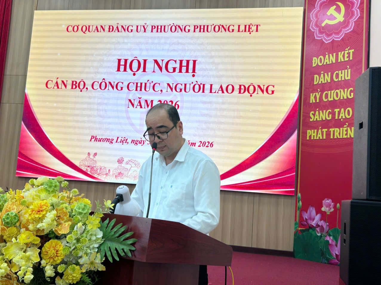 Hội nghị cán bộ, công chức, người lao động Cơ quan Đảng ủy phường Phương Liệt năm 2026- Ảnh 2.