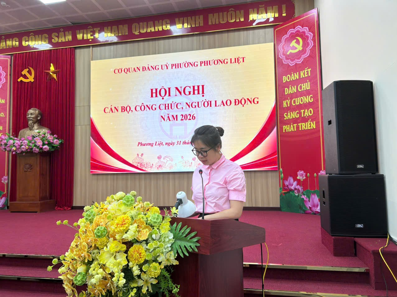 Hội nghị cán bộ, công chức, người lao động Cơ quan Đảng ủy phường Phương Liệt năm 2026- Ảnh 7.
