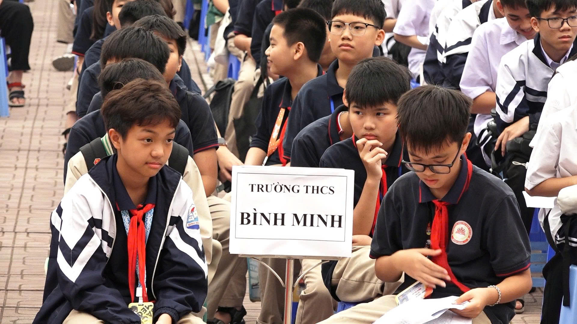 HƠN 1.200 EM HỌC SINH THAM DỰ KỲ THI OLYMPIC CÁC MÔN VĂN HOÁ CẤP THCS XÃ BÌNH MINH