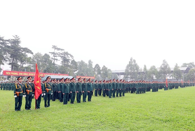 Sư đoàn 308 tổ chức Lễ ra quân huấn luyện năm 2026 và phát động đợt thi đua- Ảnh 2.